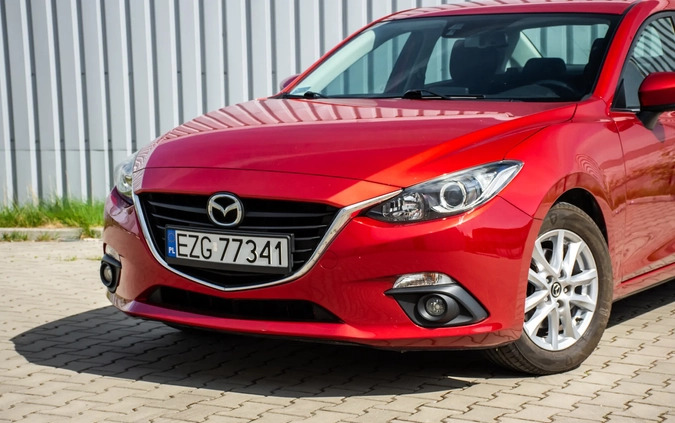 Mazda 3 cena 54900 przebieg: 148100, rok produkcji 2015 z Łódź małe 529